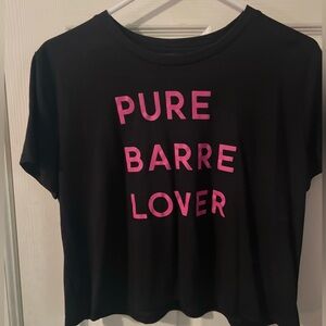 Pure Barre crop tee